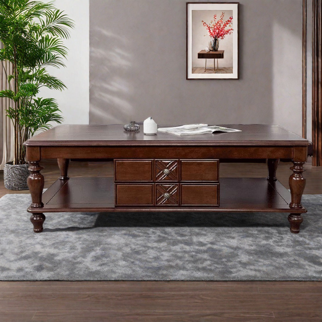Wu's StylishVault Vintage American coffee table | Wayfair